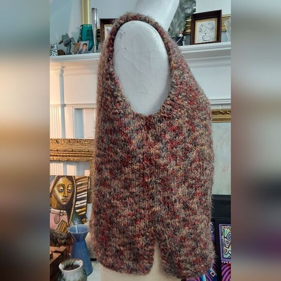 Vintage Hand Knit Sweater Vest Size S/M - Picture 5 of 8